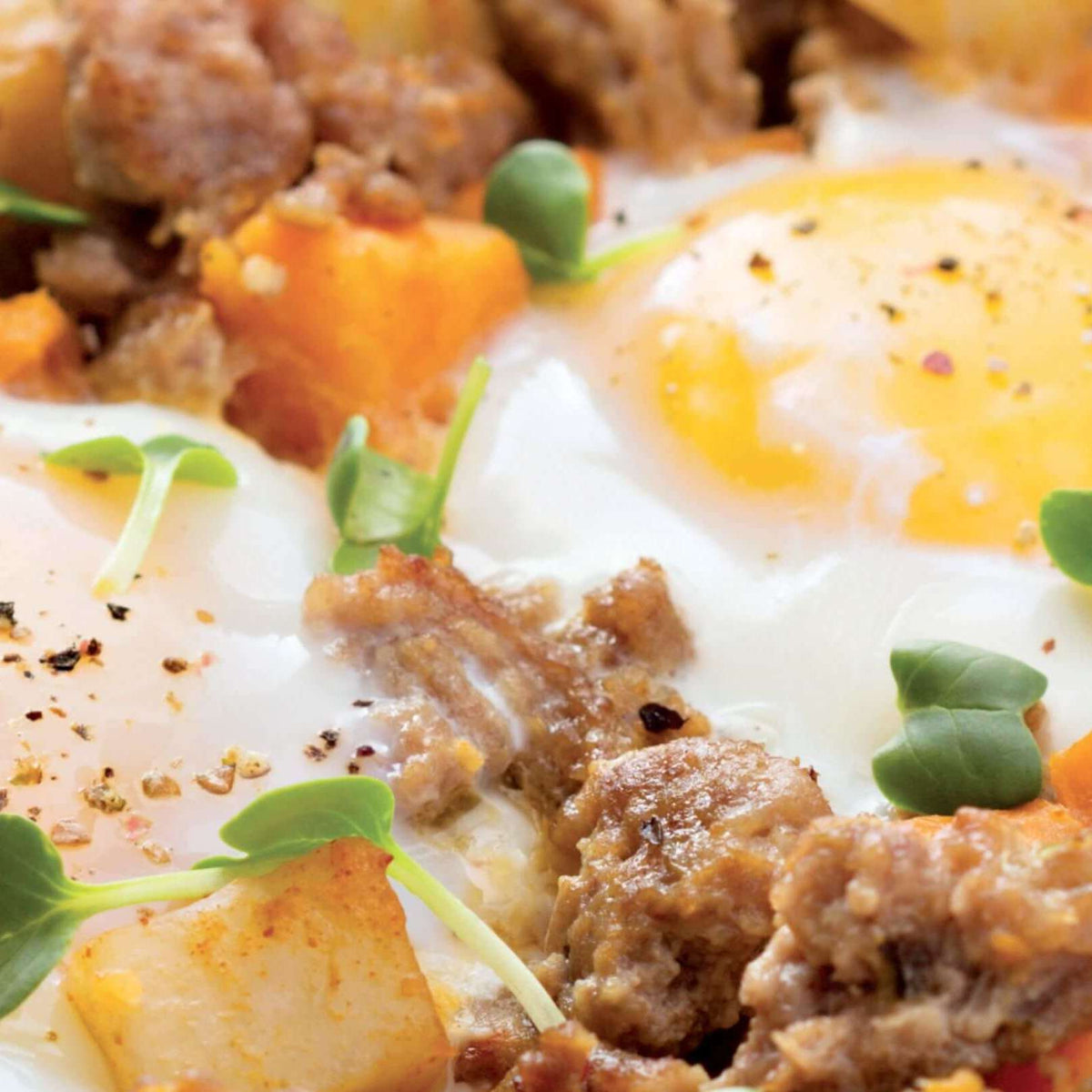 Smoked Hash and Eggs