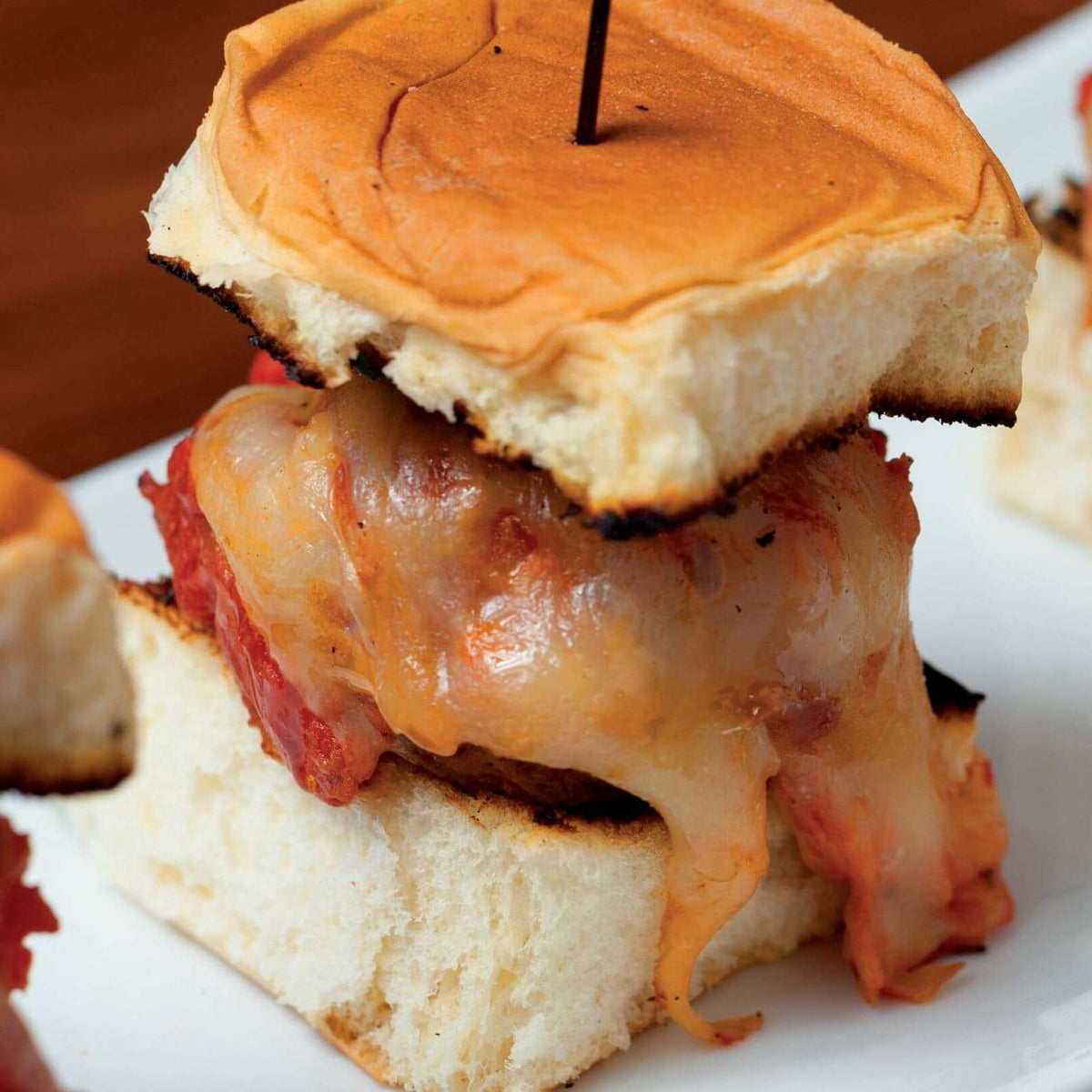 Smoked Meatball Sliders