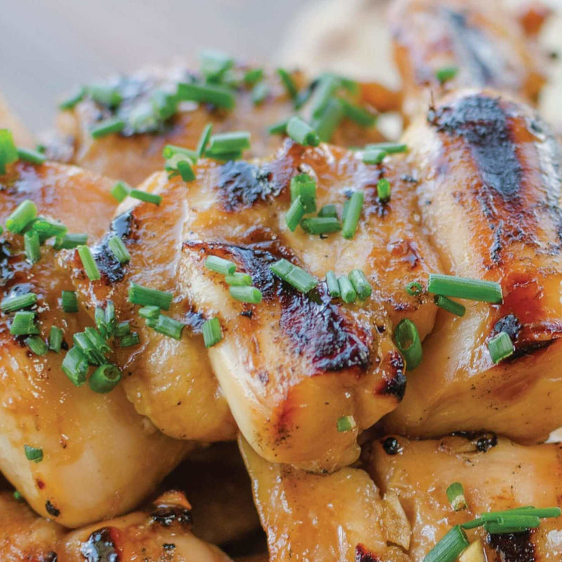 Smoked Tandoori Chicken Skewers with Naan