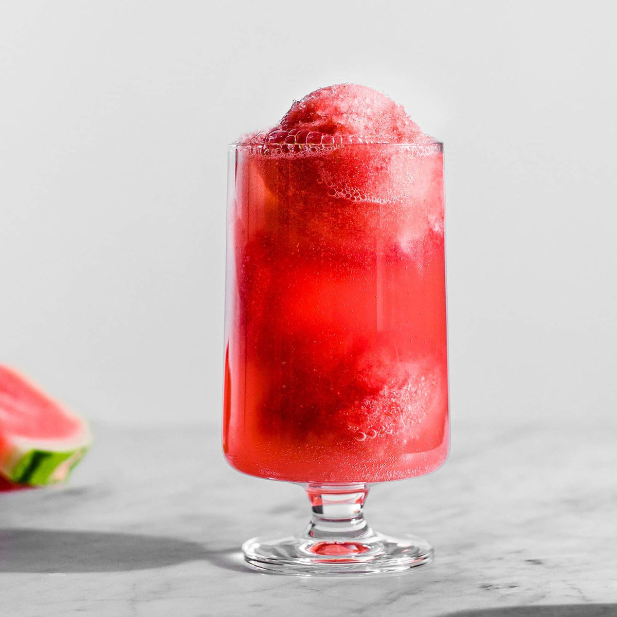 Spiked Watermelon Mint Sorbet Float
