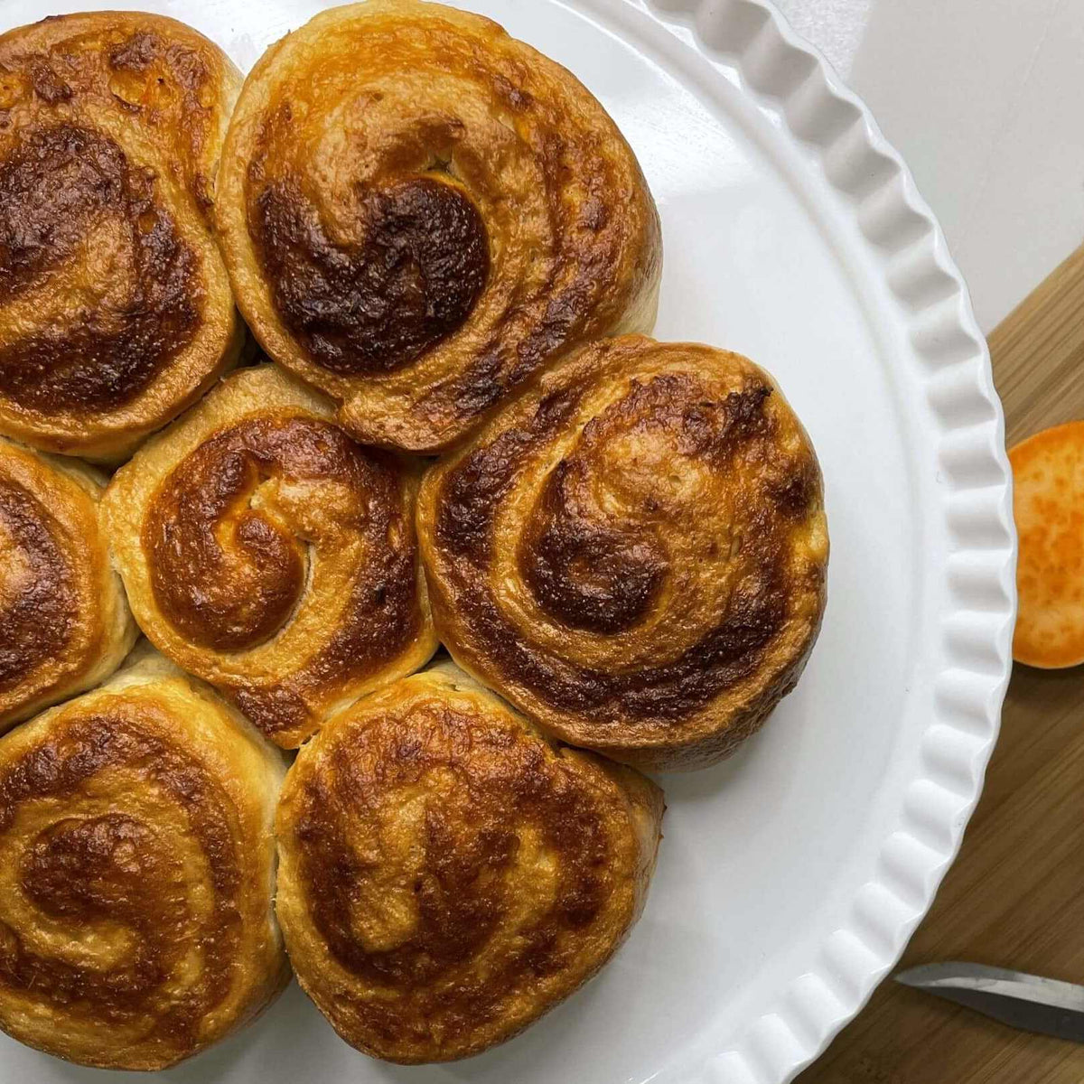 Steamed Sweet Potato Rolls