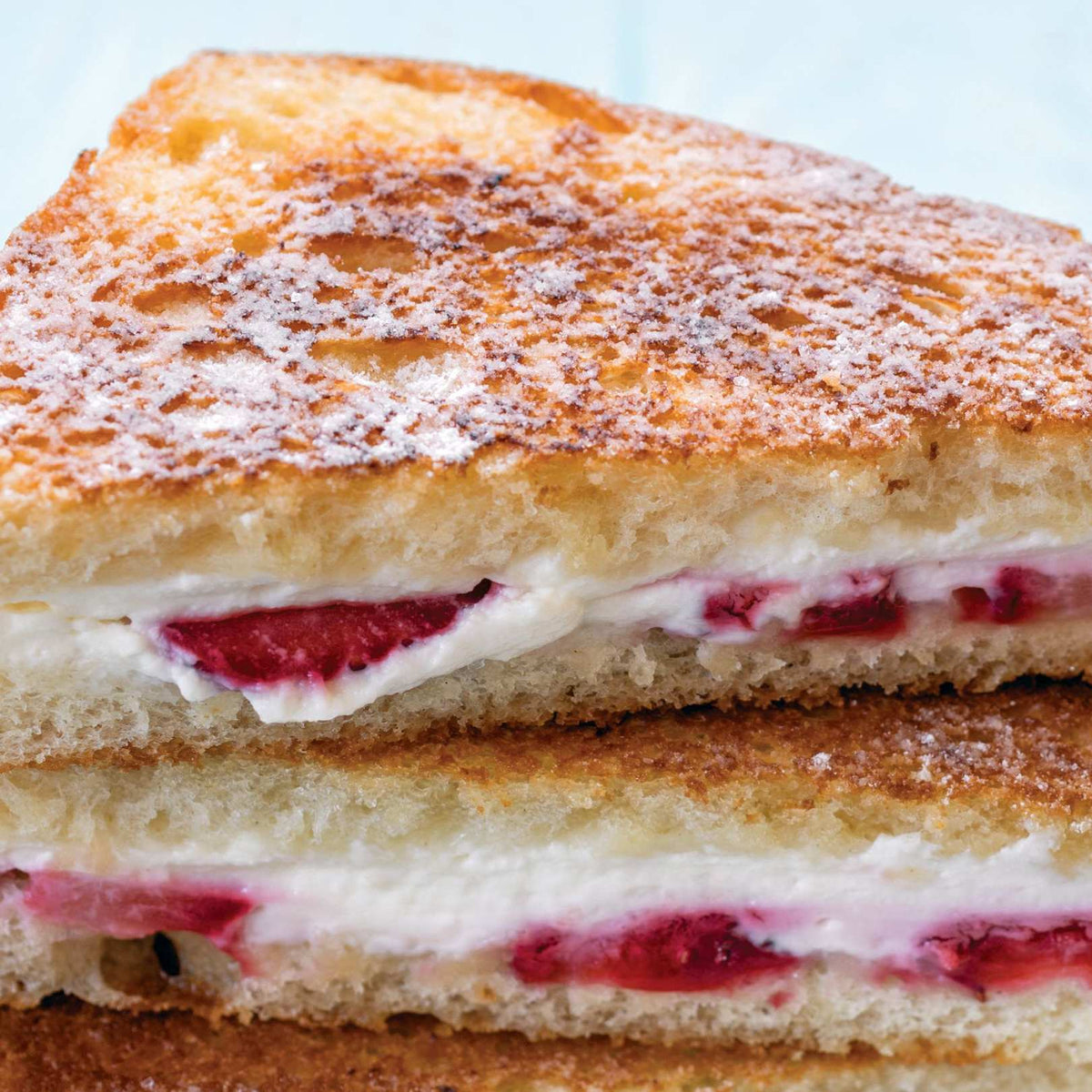 Strawberry Cheesecake Stuffed French Toast