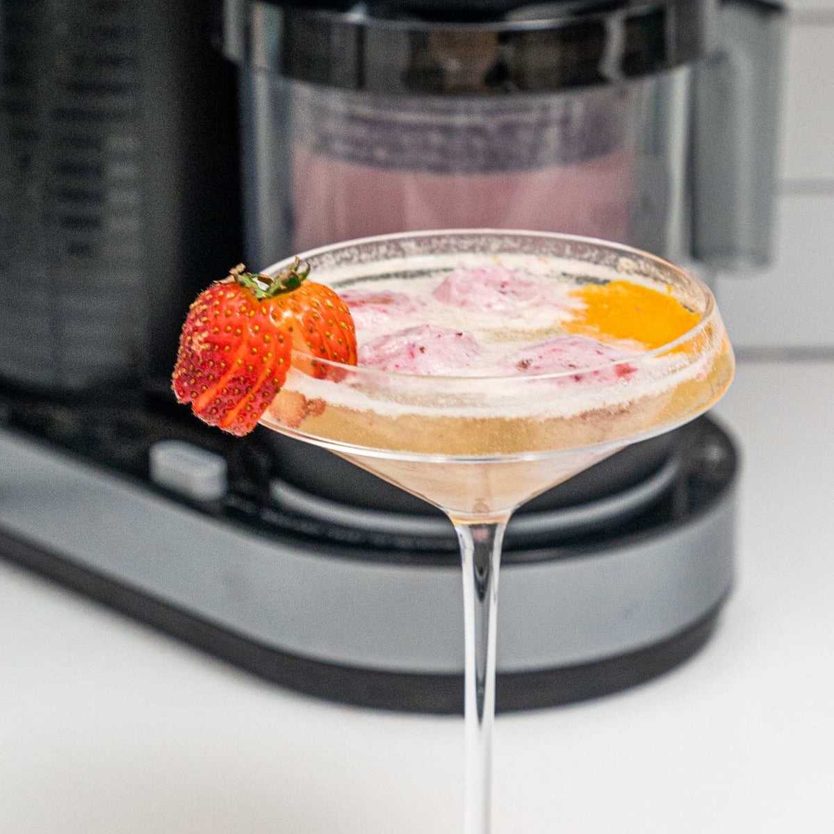 Frozen Champagne Cocktail
