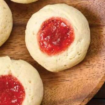 Strawberry Thumbprint Cookie