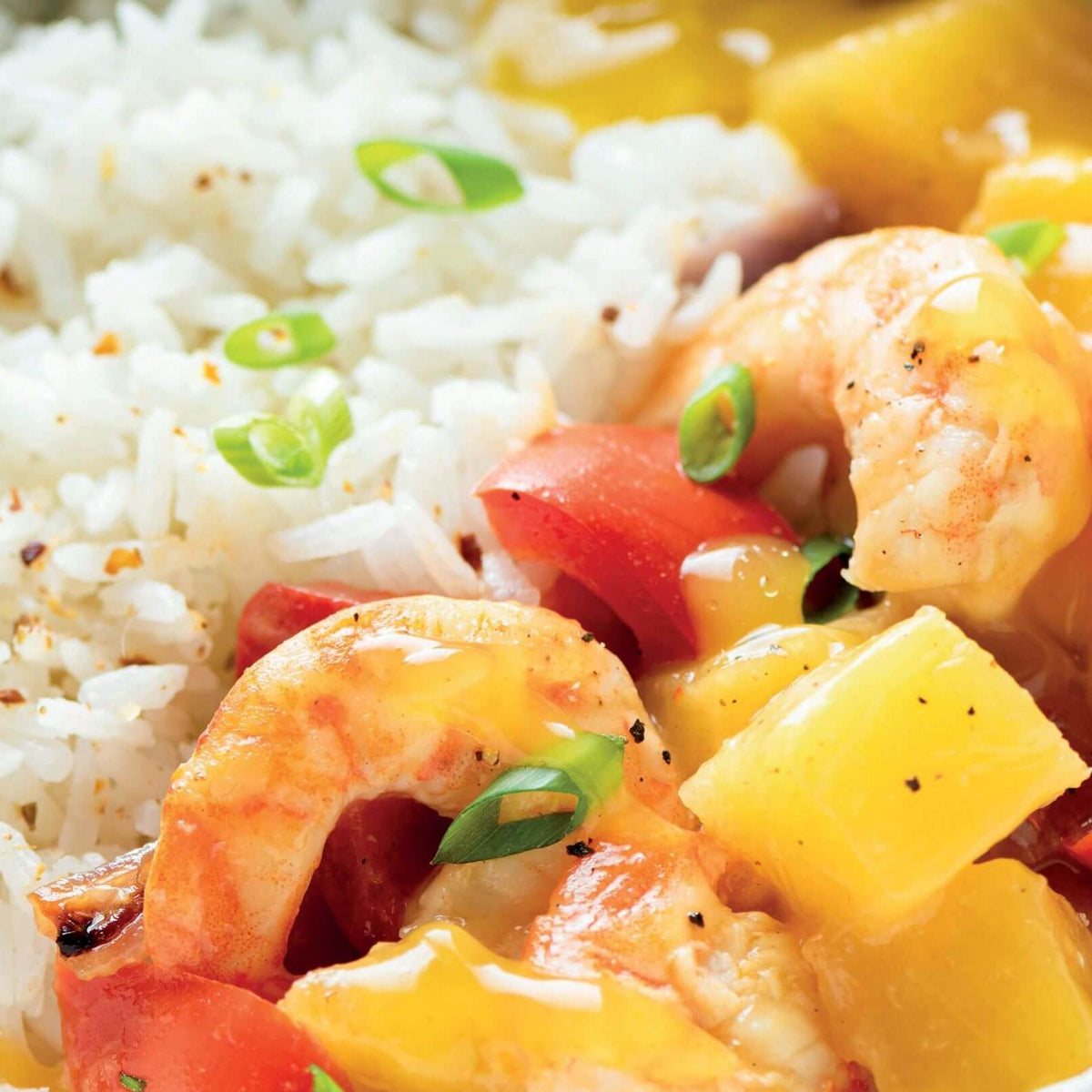 Sweet and Sour Shrimp “Fried” Rice