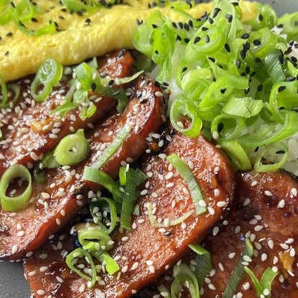 Teriyaki Canned Pork and Rice