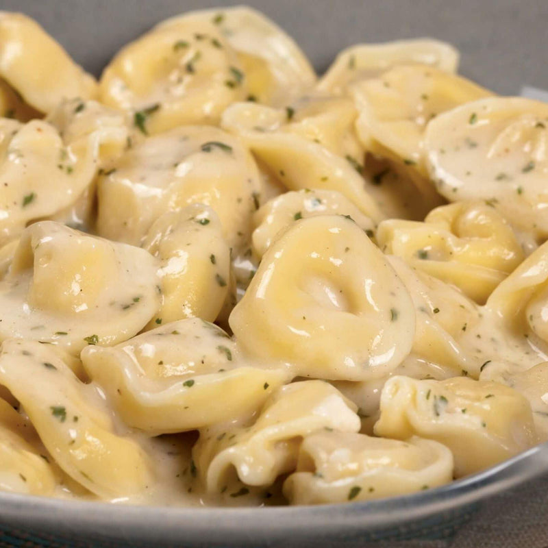 Tortellini Alfredo Bake & Roasted Garlic Broccoli