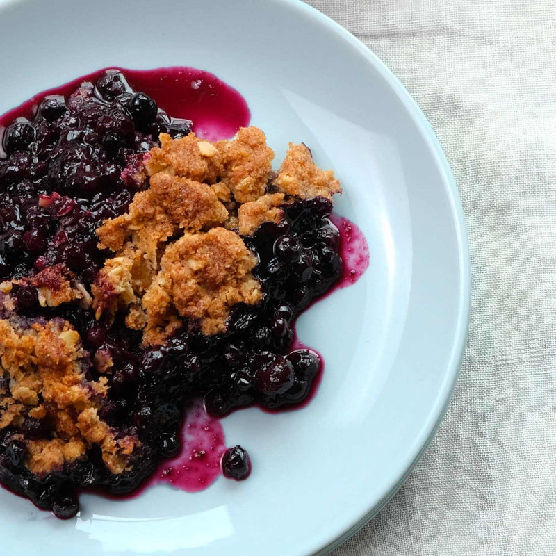 Wild Blueberry Crisp