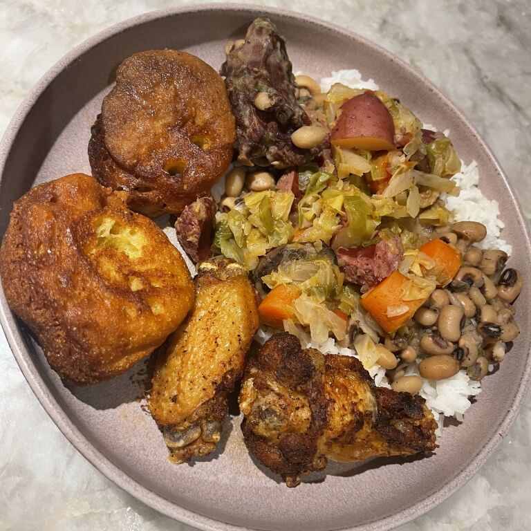 Smothered Cabbage Soup with Smoked Sausage & Potatoes