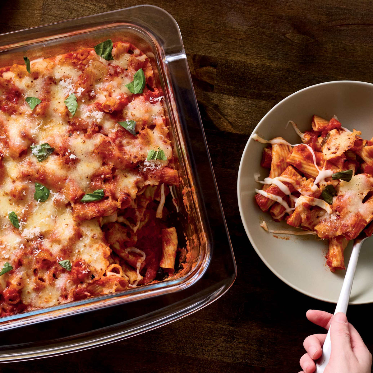 No-Boil Baked Ziti