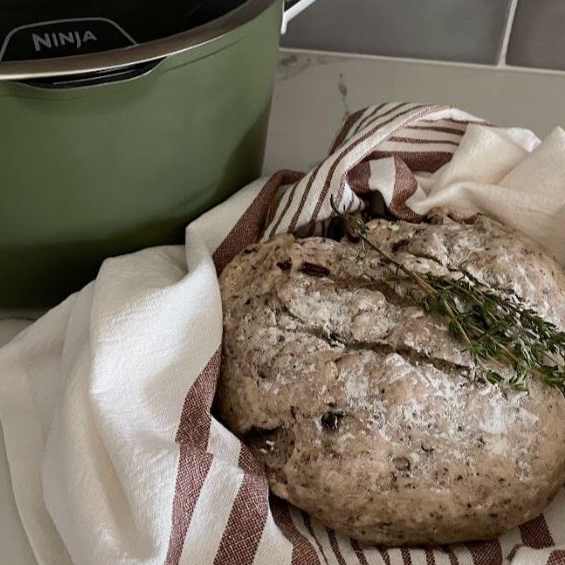 Rosemary, Sea Salt, and Olive Bread