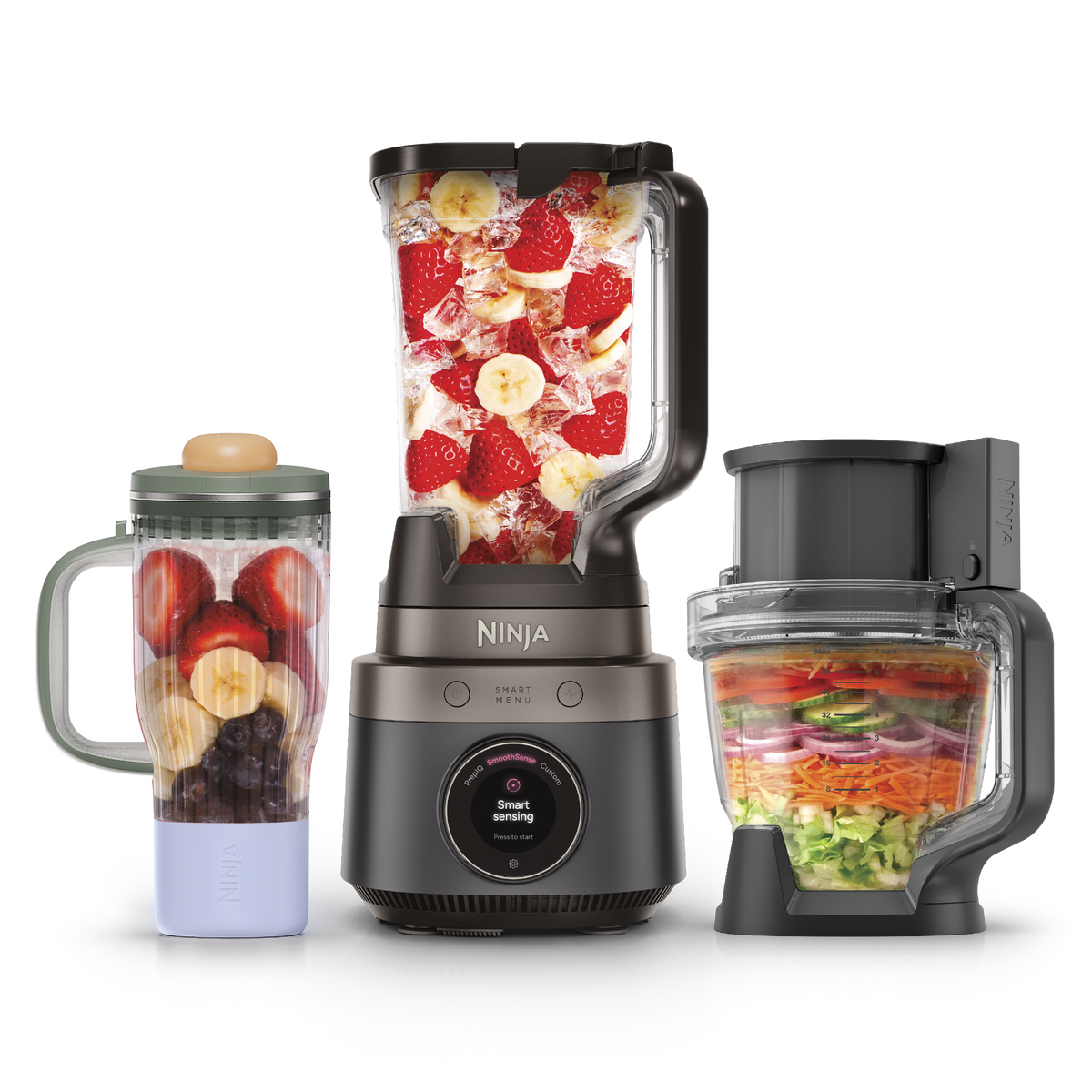 Ninja CrushBOSS™ 3-in-1 Blender, Tumbler & Food Processor