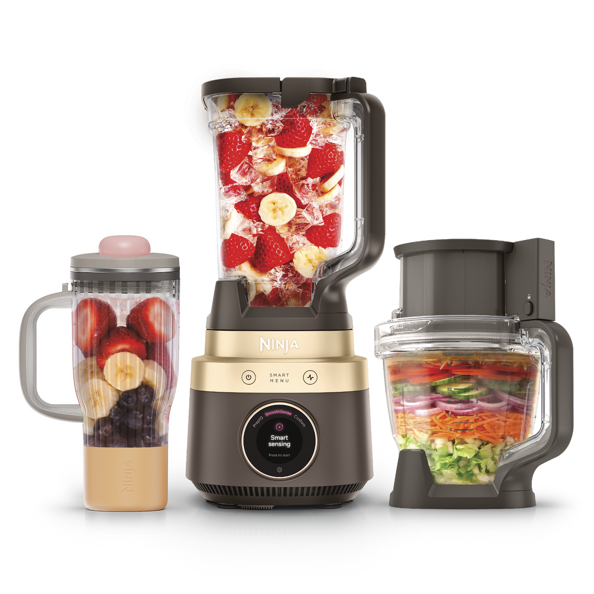 Ninja CrushBOSS™ 3-in-1 Blender, Tumbler & Food Processor