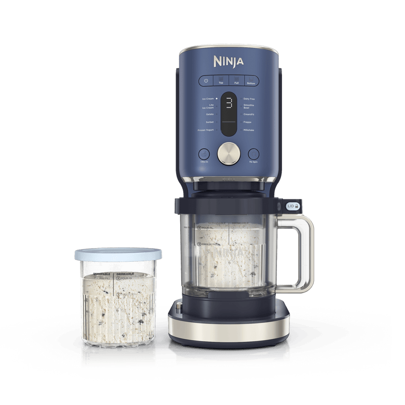 Ninja CREAMi® Deluxe 11-in-1 Ice Cream Maker in Navy — NC601