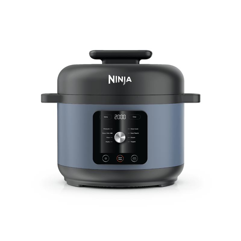 Ninja® HyperHeat™ 9-in-1 Electric Pressure Cooker, 6.5 Qt Multi-Cooker with SimpliServe™ Pot, 1200W, Blue Macaron — PC201