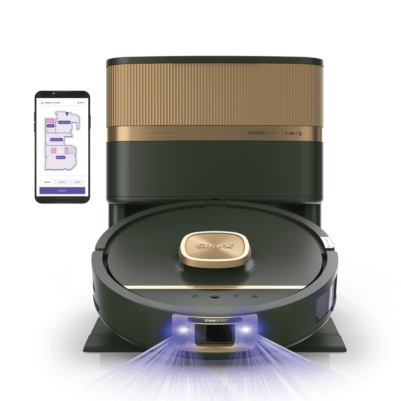 Shark PowerDetect™ UV Reveal™ 2-In-1 Vacuum & Mop, Luxe Collection in Evergreen — RV3026XEUSGN